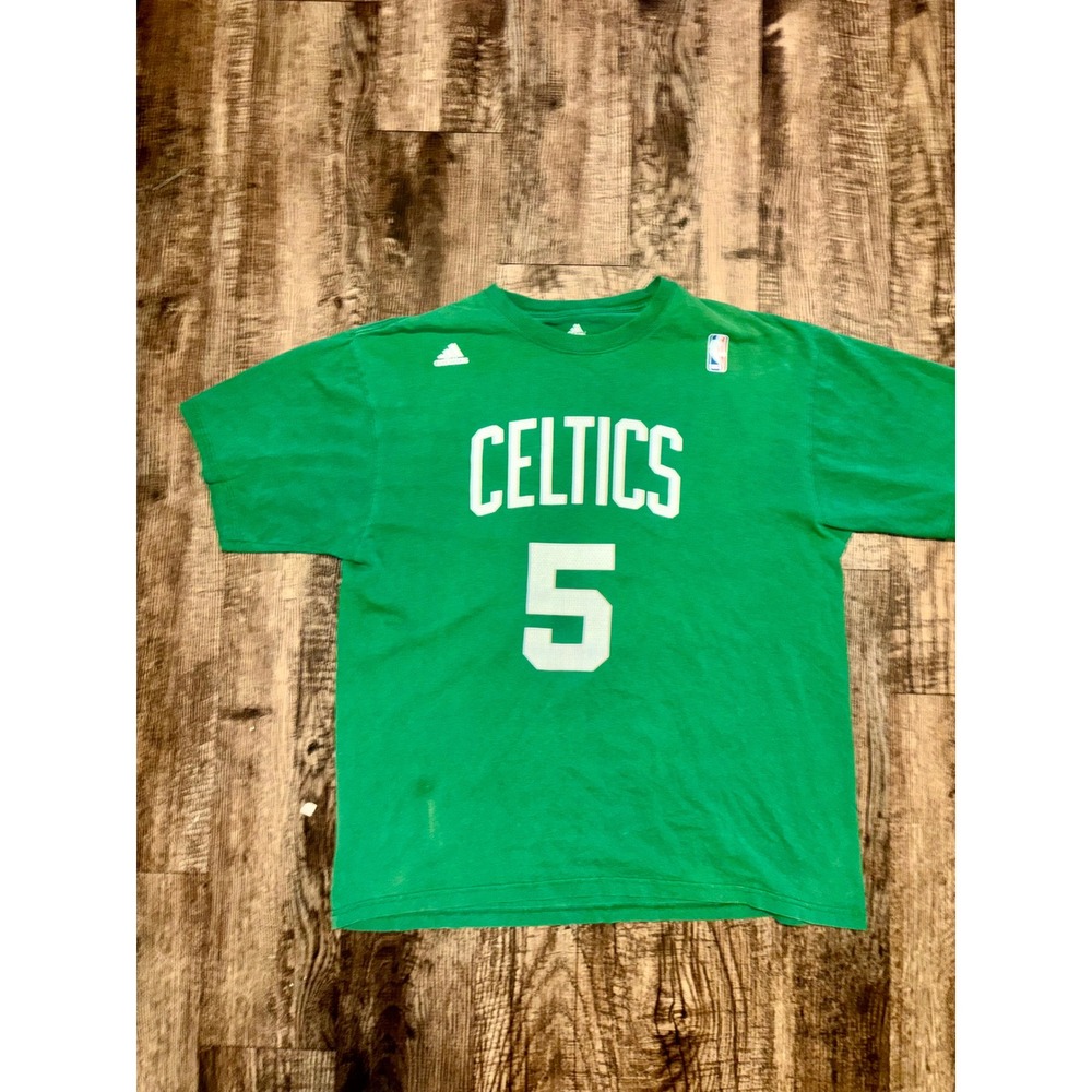 Adidas NBA Boston Celtics Kevin Garnett 5 T-Shirt Green Mens Large